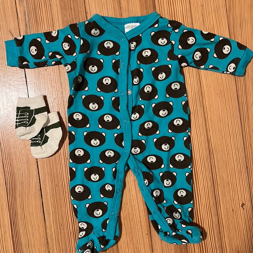 10 pc. Baby Boy Cotton Lot. Spring/Summer Bundle. Good Condition. 0-3 Months. - Picture 5 of 7